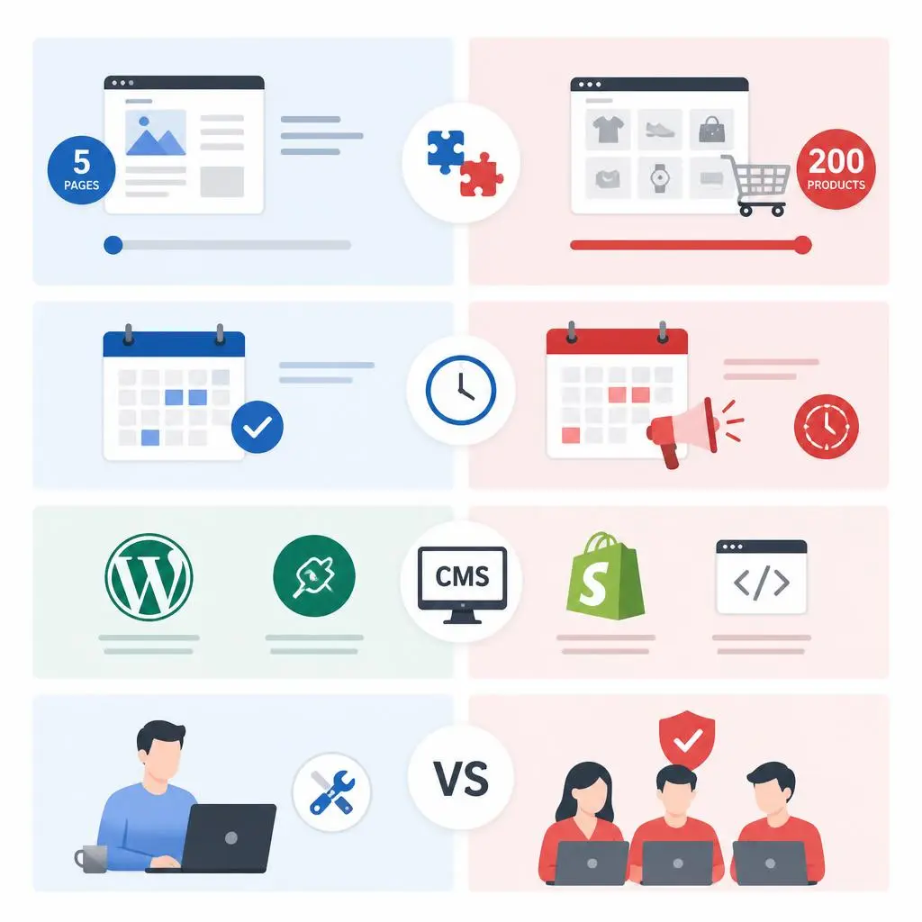 How to choose the right website maintenance package for your business website.